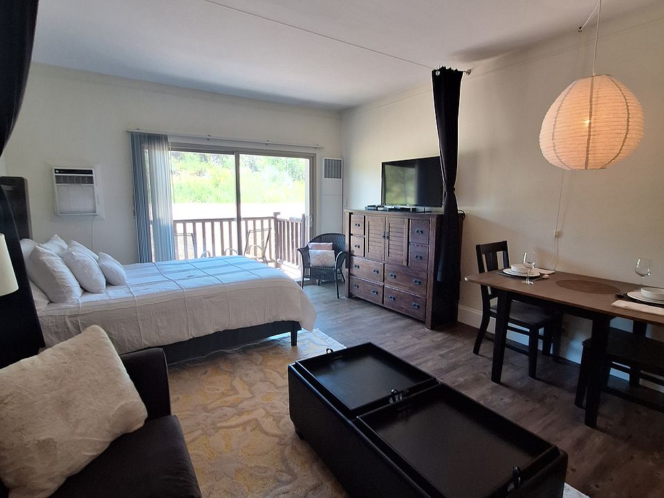Bed, Dresser, Table