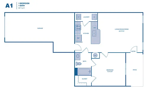 Floor plan A1