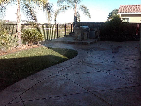 22 Yards of Stamped Cement