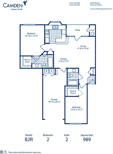 Floor plan B2R