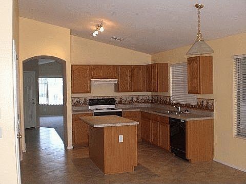 Great kitchen with large island for preping meals