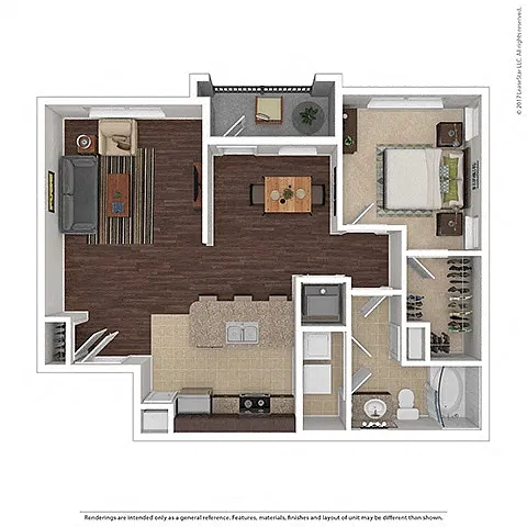 Floor plan A1C