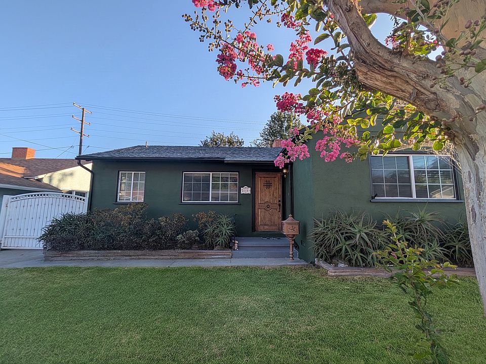 Exterior of the house and front yard
