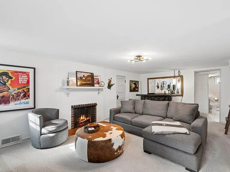 Downstairs Livingroom with fireplace