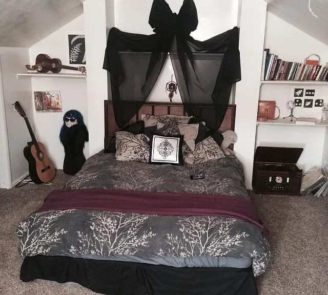 amazing attic bedroom with a closet to die for