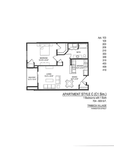 Floor plan Phase 1 - C