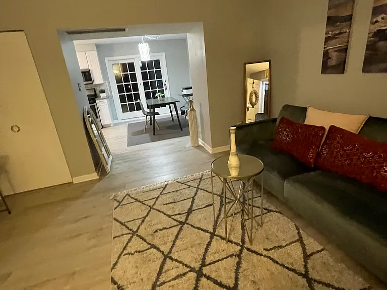 Staged living room