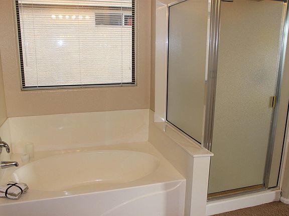 Masterbath with separate shower and tub