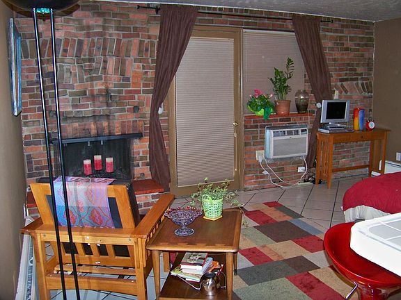 Fireplace and Living space