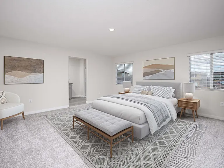 Model Home Master Bedroom
