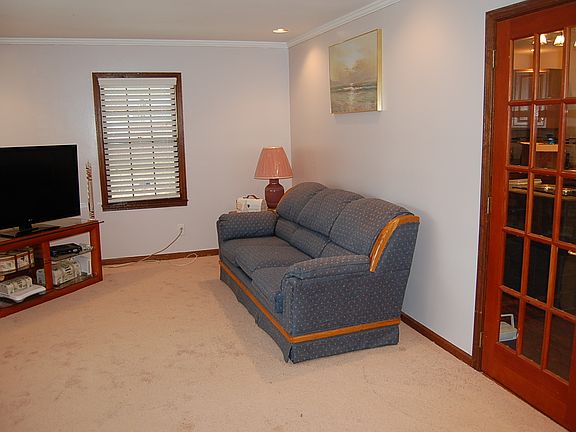 French Doors Lead to Kitchen