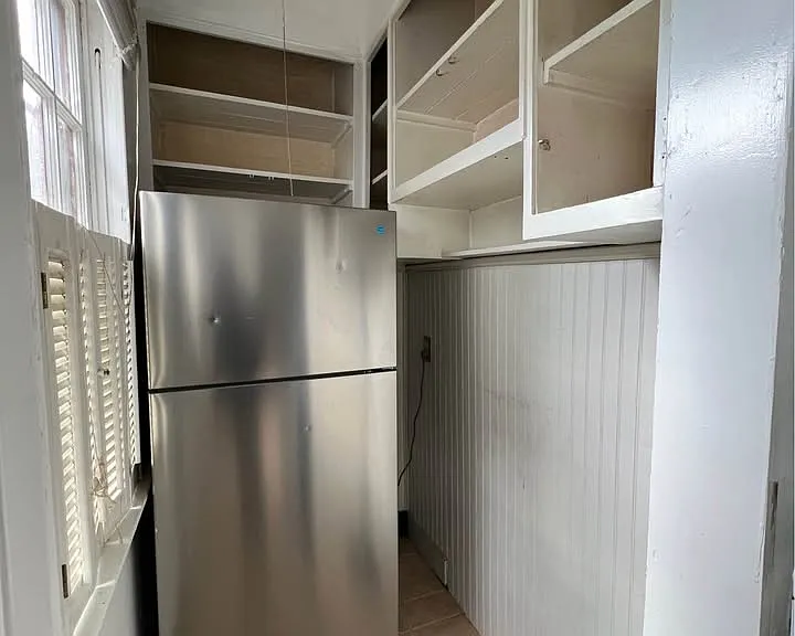 Pantry + fridge