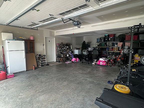 Large 2 car garage