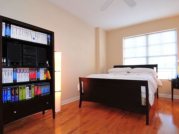 Spacious bedroom suite with two walk-in closets!