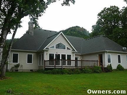 Back view of house