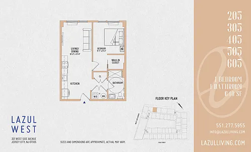 Floor plan 1 Bed- 05 Line