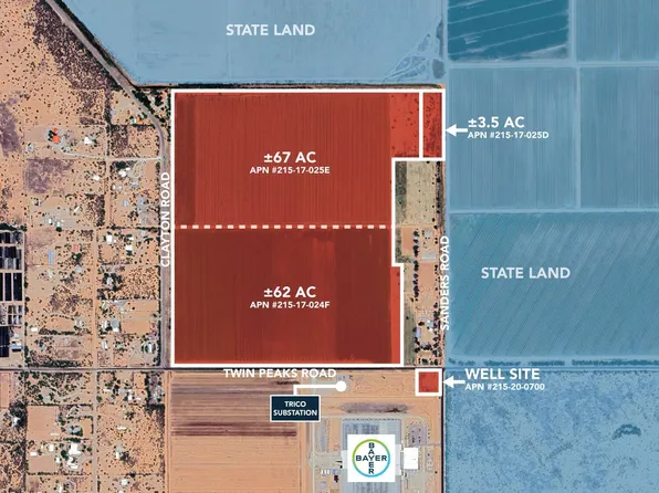 +/-135acre W Twin Peaks & Clayton Roads #-, Marana, AZ 85653