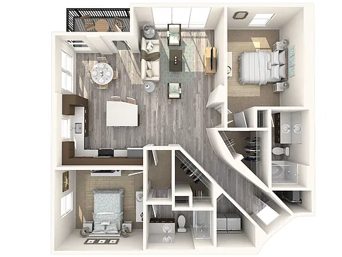 Floor plan Albion Deluxe
