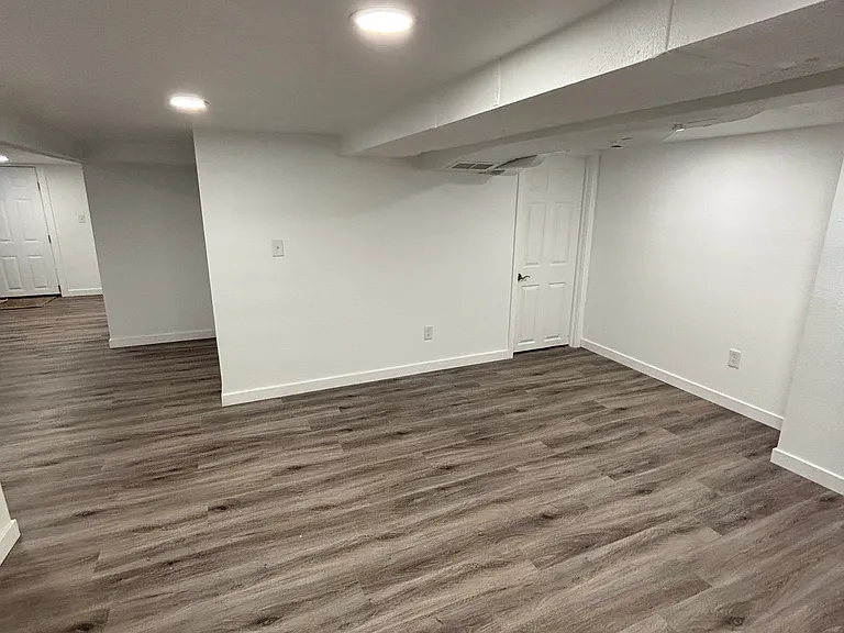 Lots of space for couch, chairs and coffee table