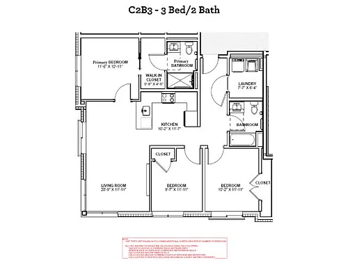 Floor plan C2B3