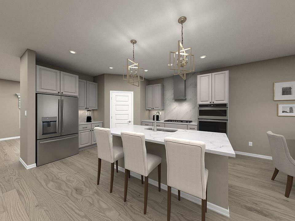 Spacious Kitchen with Work Island