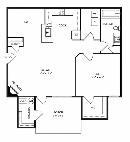 Floor plan The Slate