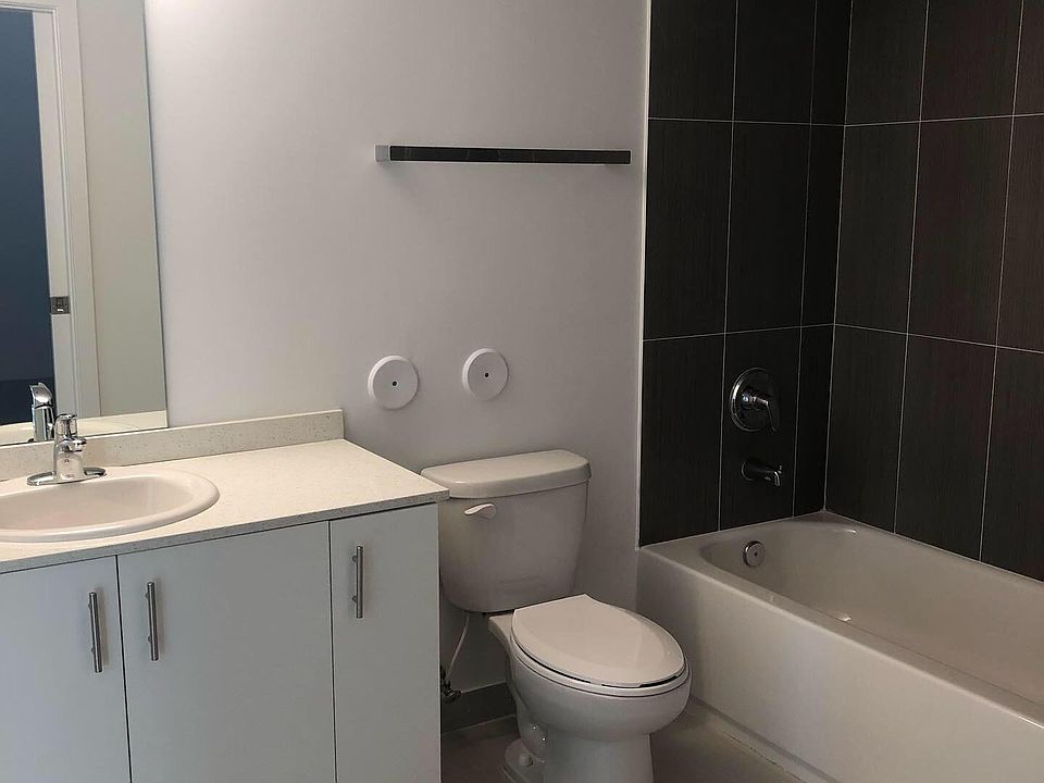 Bathroom layout varies by model
