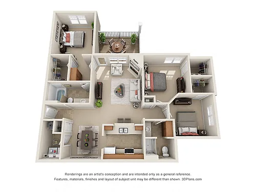 Floor plan Santiago I