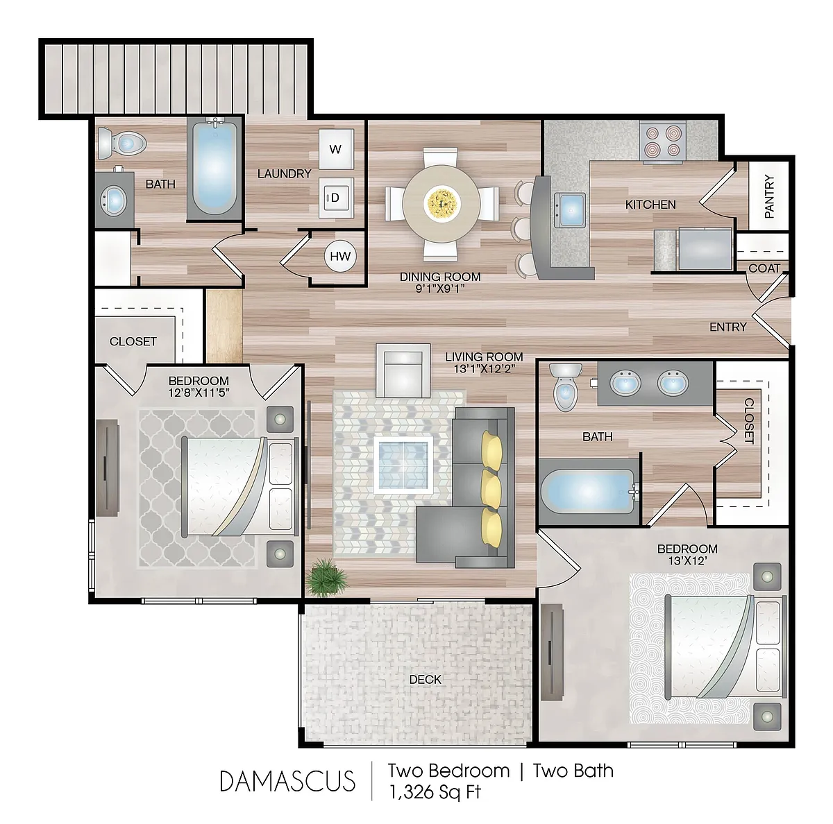 Floor plan Damascus