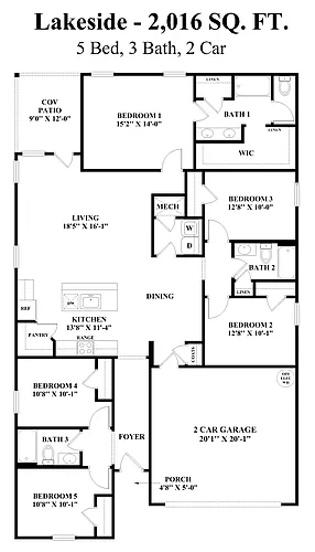 Floor plan Lakeside