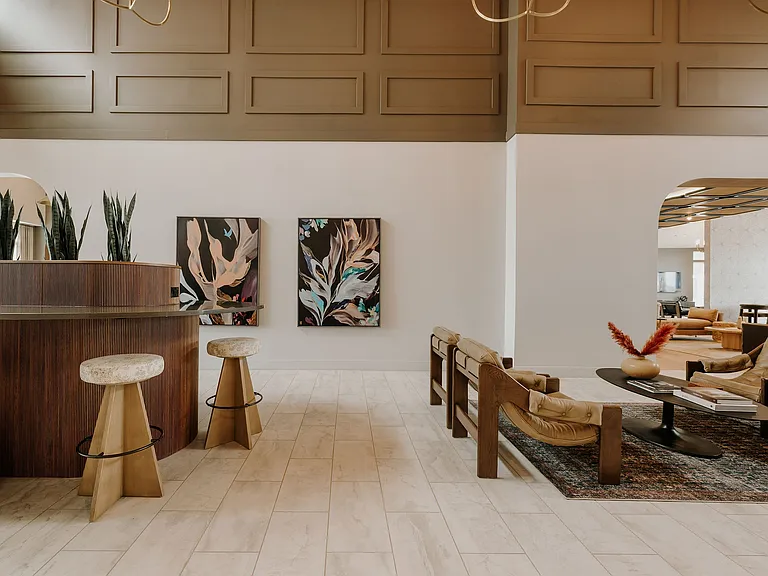 Expansive Clubhouse at Archer Eastfield Station Apartments