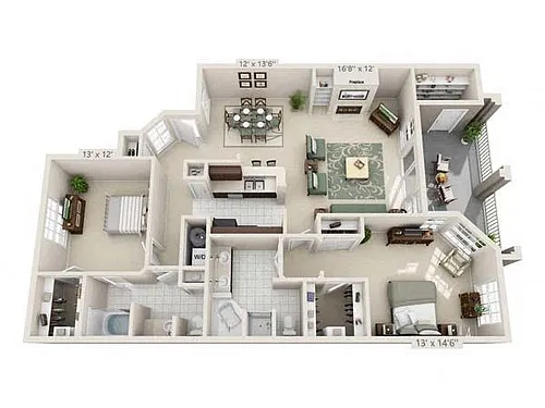 Floor plan B1