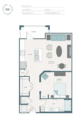 Floor plan Field Pea