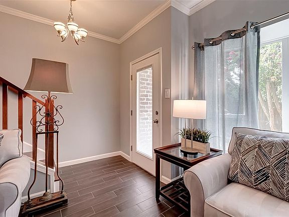 The front door leads into the living room.