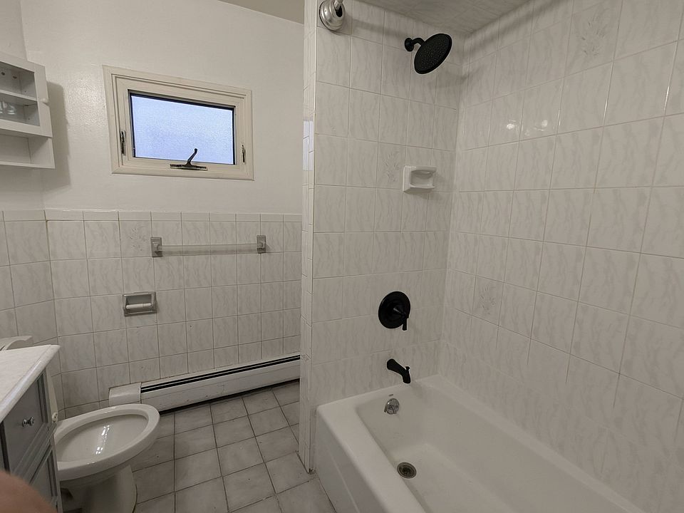 Main floor bathroom with new shower hardware.