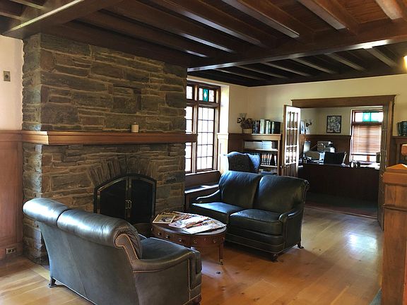 Waiting room looking directly into office.