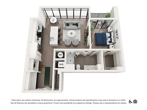 Floor plan 1I-C