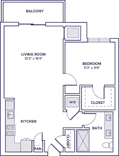 Floor plan A01 - South Tower