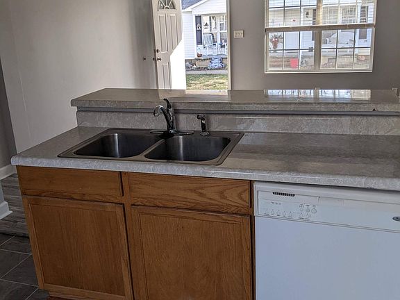 Double stainless steel Kitchen sink with Dishwasher.