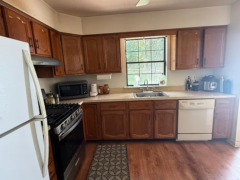 Open and sun-lit kitchen