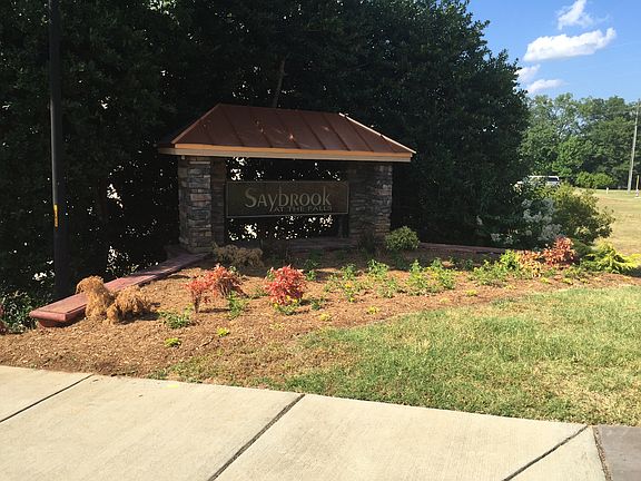Entrance to neighborhood off falls of neuse