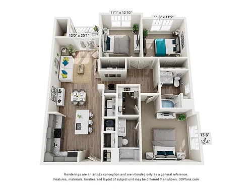 Floor plan The Whitsett