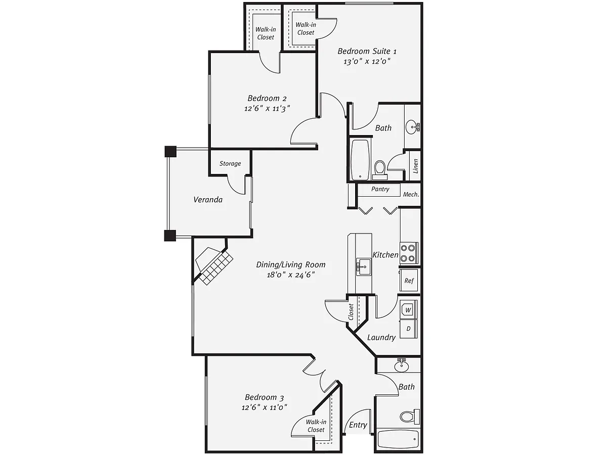 Floor plan C1