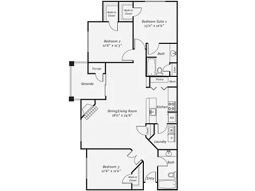 Floor plan C1