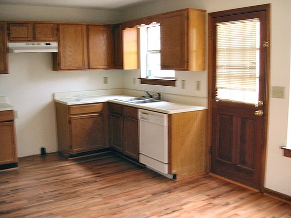 Kitchen Area with Hardwoods
