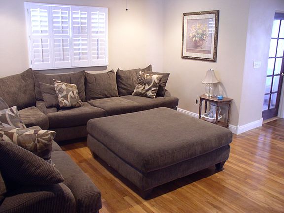 A view of the front room when you first enter