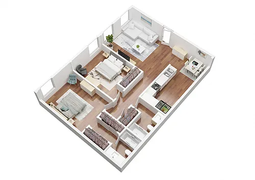Floor plan Ixtapa