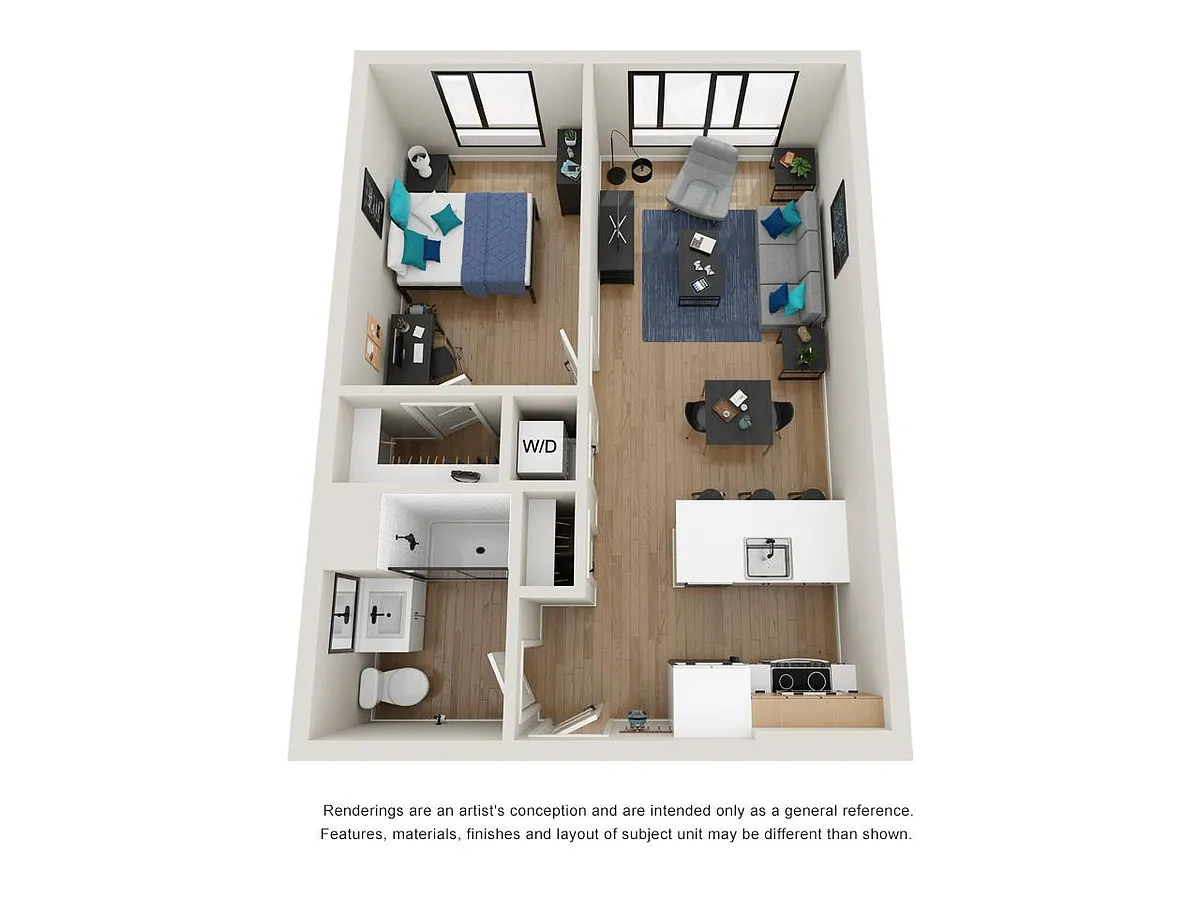 Floor plan 1B-2