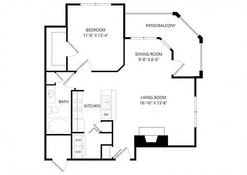 Floor plan 1B