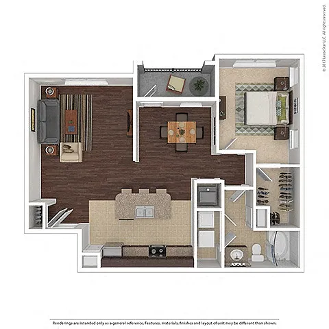 Floor plan A1E